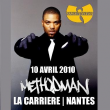 Concert METHOD MAN (WU-TANG CLAN) @ La Carri&egrave;re, Saint Herblain - 10 Avril 2010