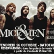 Of mice and men + memphis may fire + our theory concert